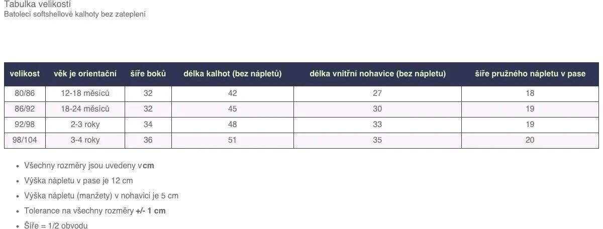 Batolecí softshellové kalhoty bez zateplení Basic 4/4