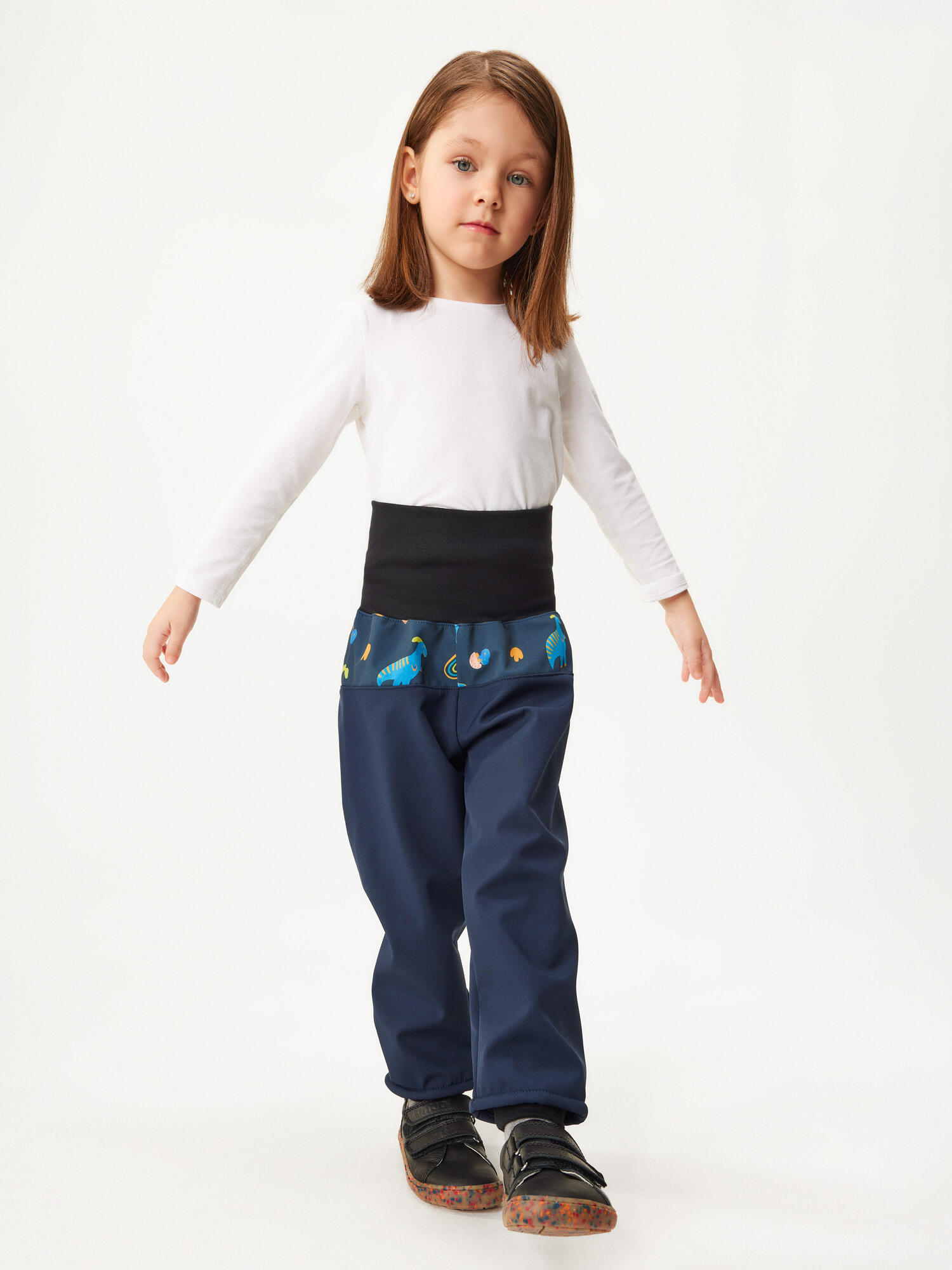 Batolecí softshellové kalhoty s fleecem Basic 2/7