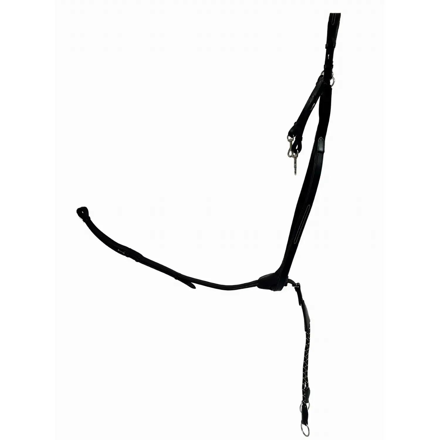 Colar de caça para cavalo de luxo com ponte T de T 2/5