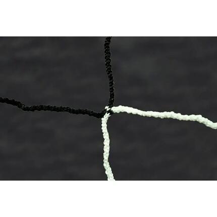 Filet rayé 4mm but de foot à 11 - Blanc/Bleu But 7,32 x 2,44 x 2 x 2 m