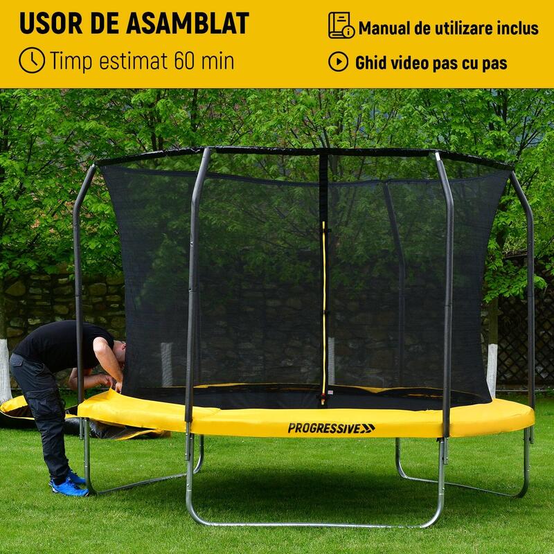 Trambulina Copii de gradina Premium Flex™ Ultra 366 CM cu scara inclusa, model 2