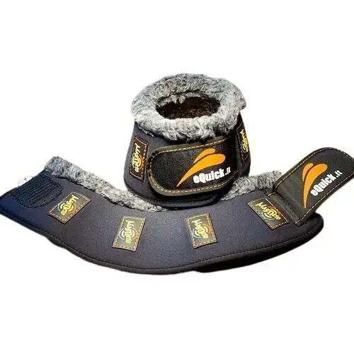 Cloches pour cheval eQuick eKristal magnetic overreach 2/4