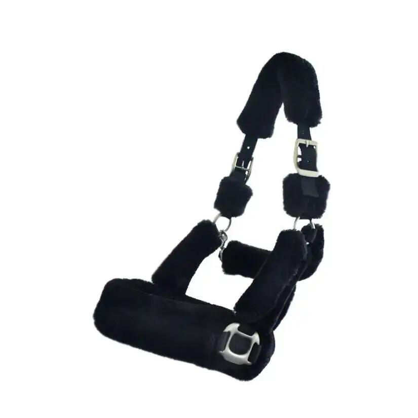 Travelling halter for horse with teddy fleece Kavalkade