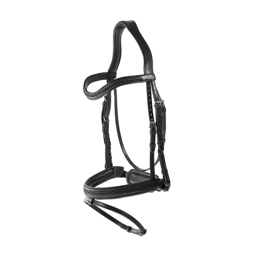 English-combined riding halter with pull-back noseband Dy'on