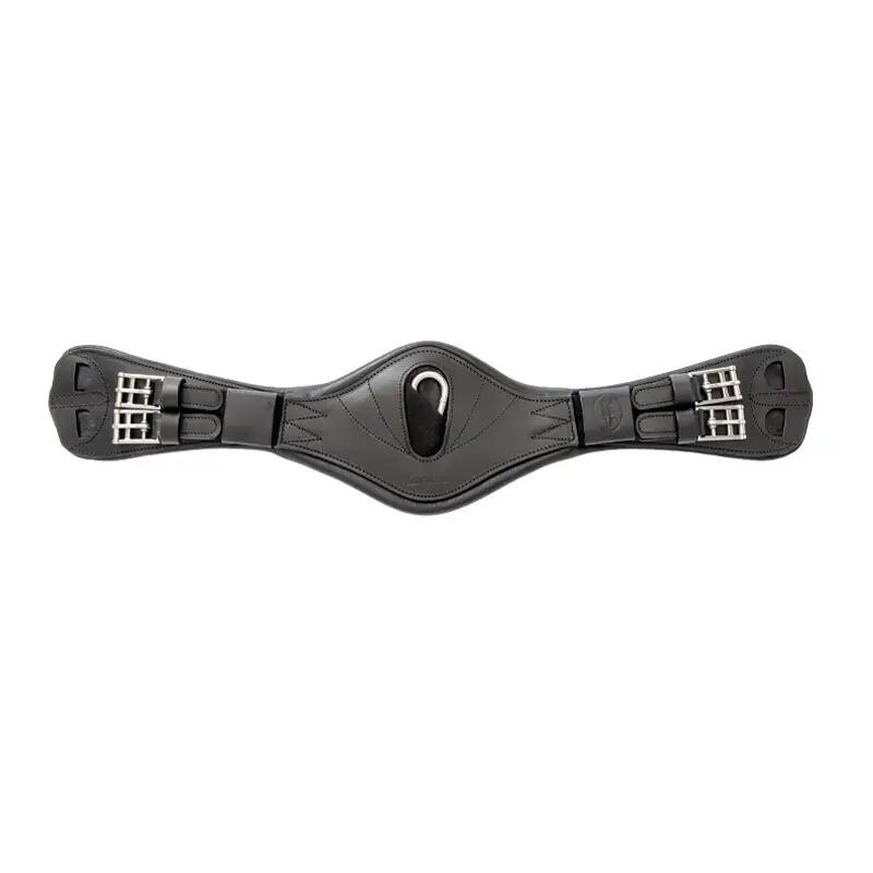 Short leather saddle strap with elastic Kavalkade Julius