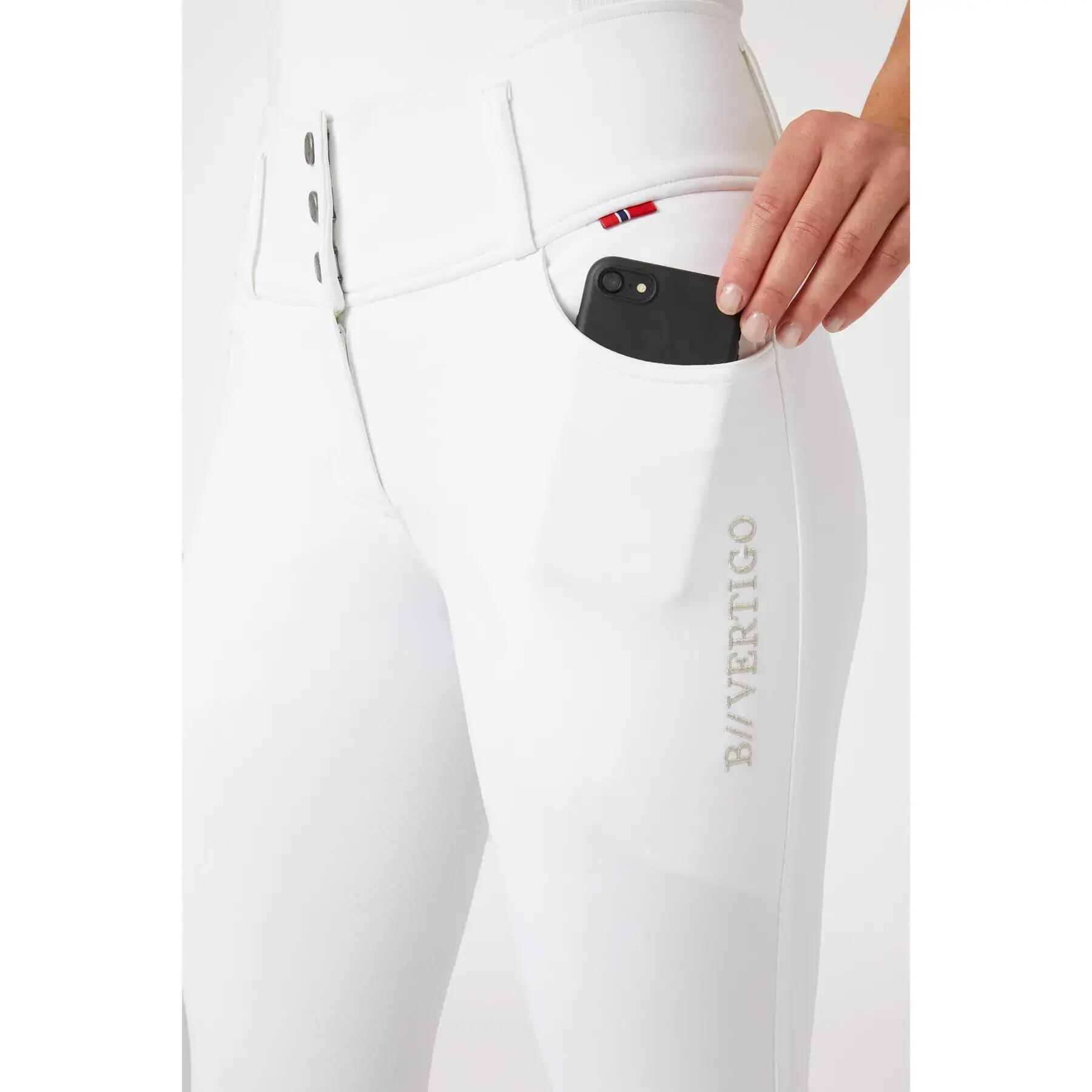 Full Grip Reitturnierhose hohe Taille Damen B Vertigo Meghan 4/4