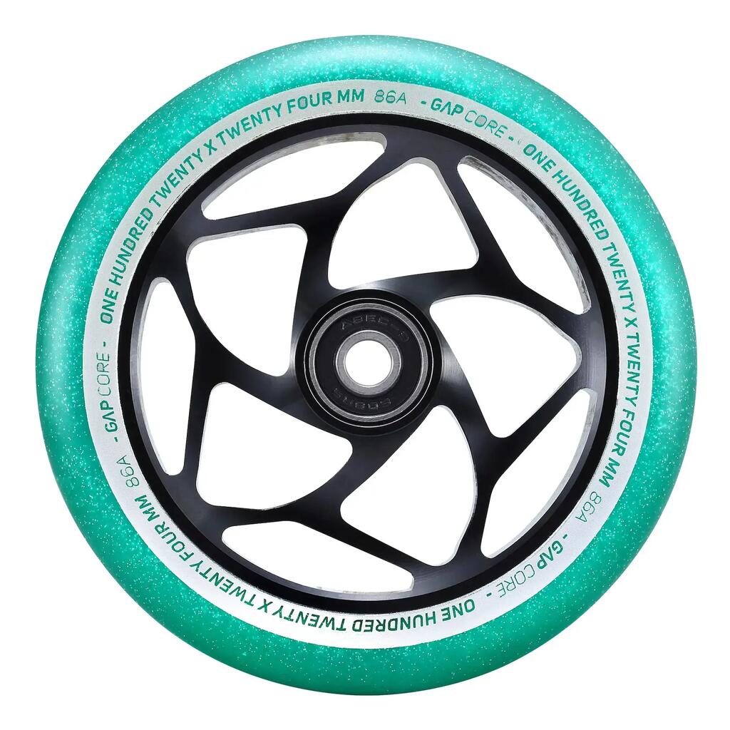 Scooter Wheels - Gap Core - Black/Jade - 120 mm - Blunt Scooters