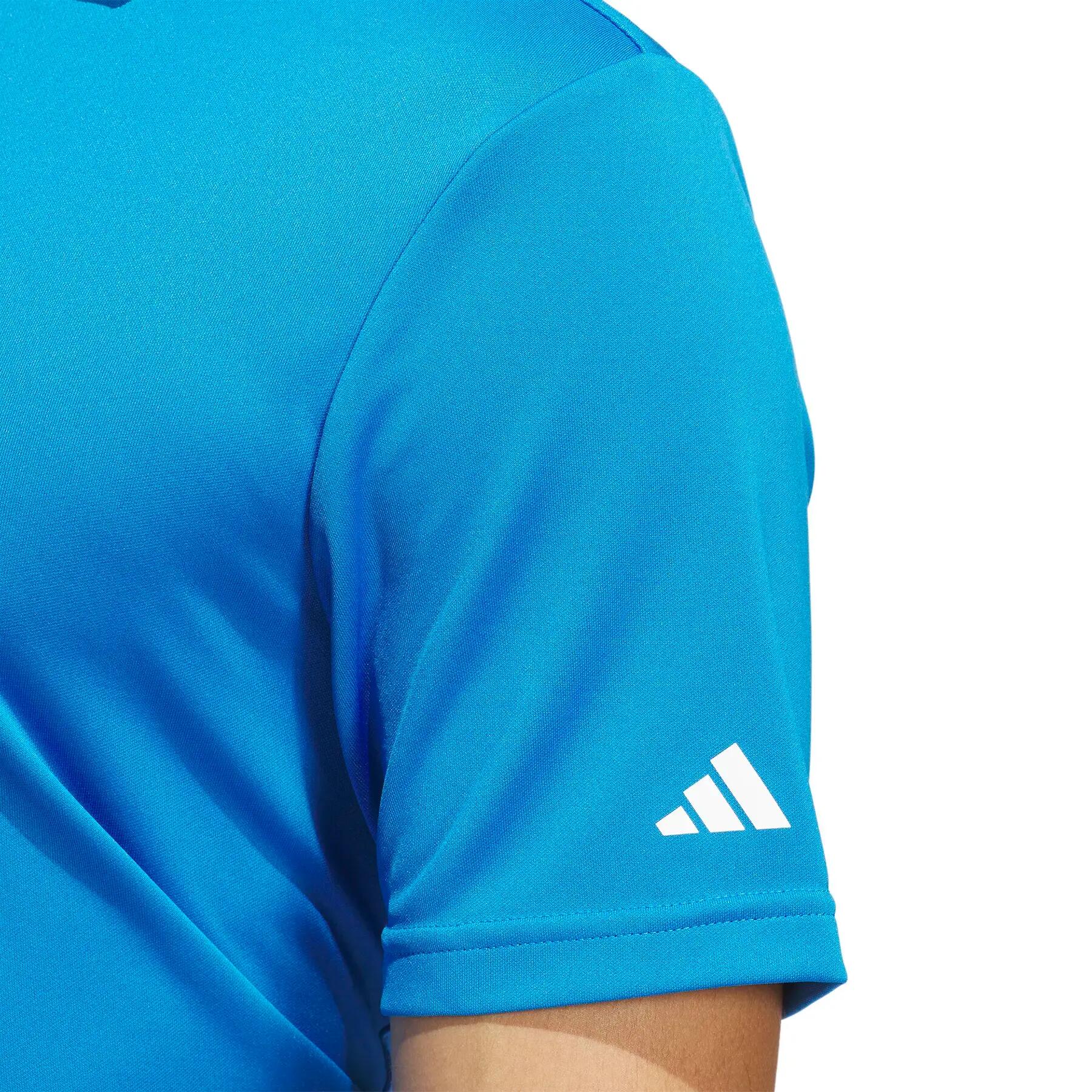 Polo Adidas Performance, Polo de golfe para homem, Azul 7/7