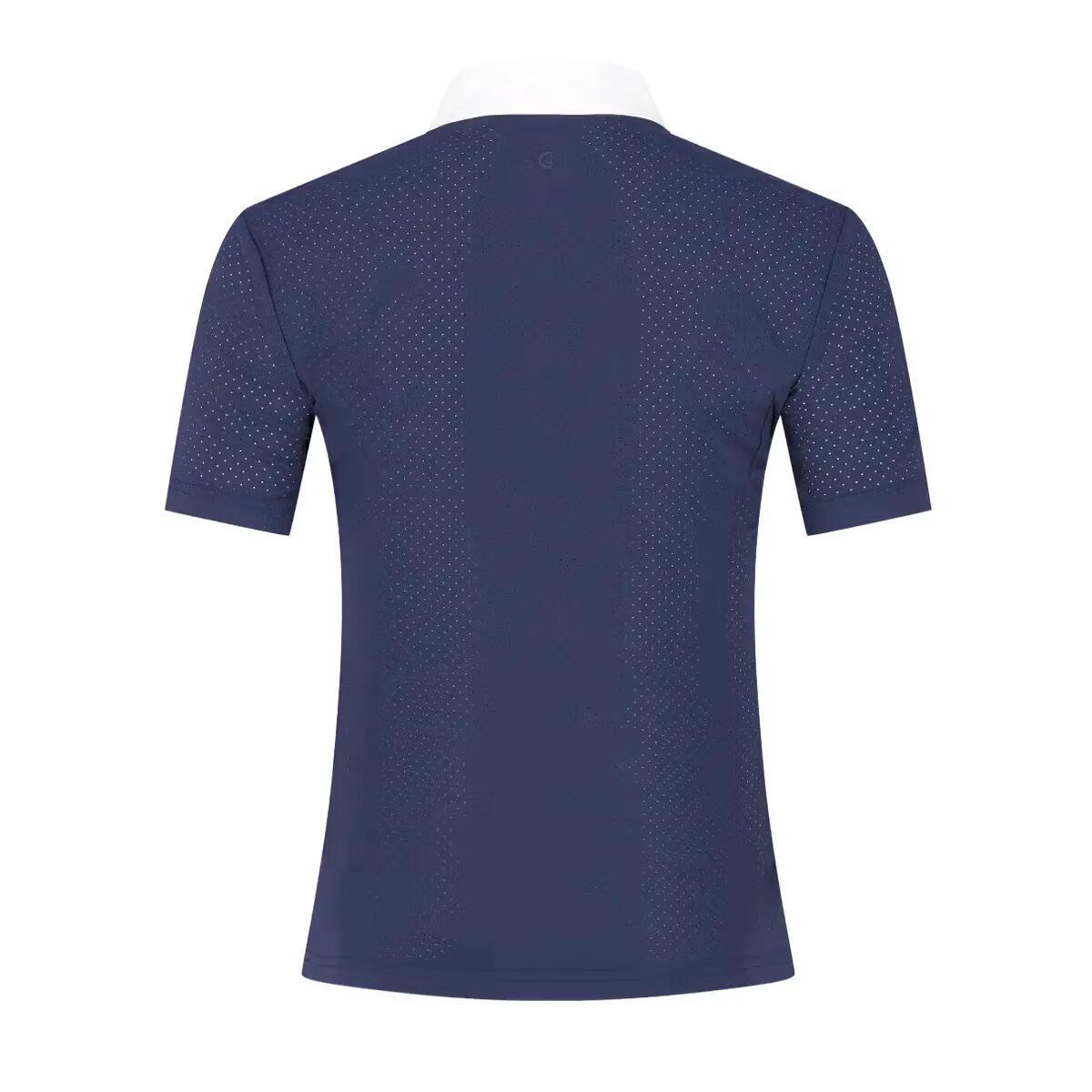 Turnier Bluse Damen Heritage Air kurzarm marine size 42 - Größe 2/3
