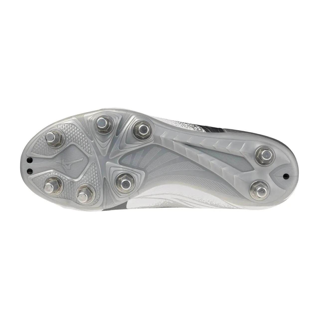 Crampons de rugby Mizuno Waitangi Pro Blanc et gris 6/6