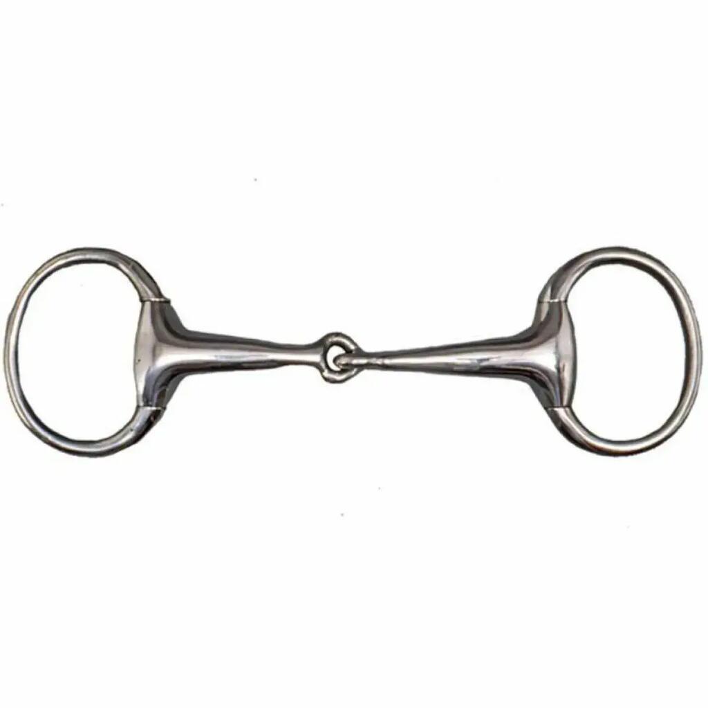 Stainless steel olive bit for broken horses Tattini