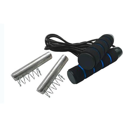 Corde à sauter fitness lestée (2x230gr) Sporti