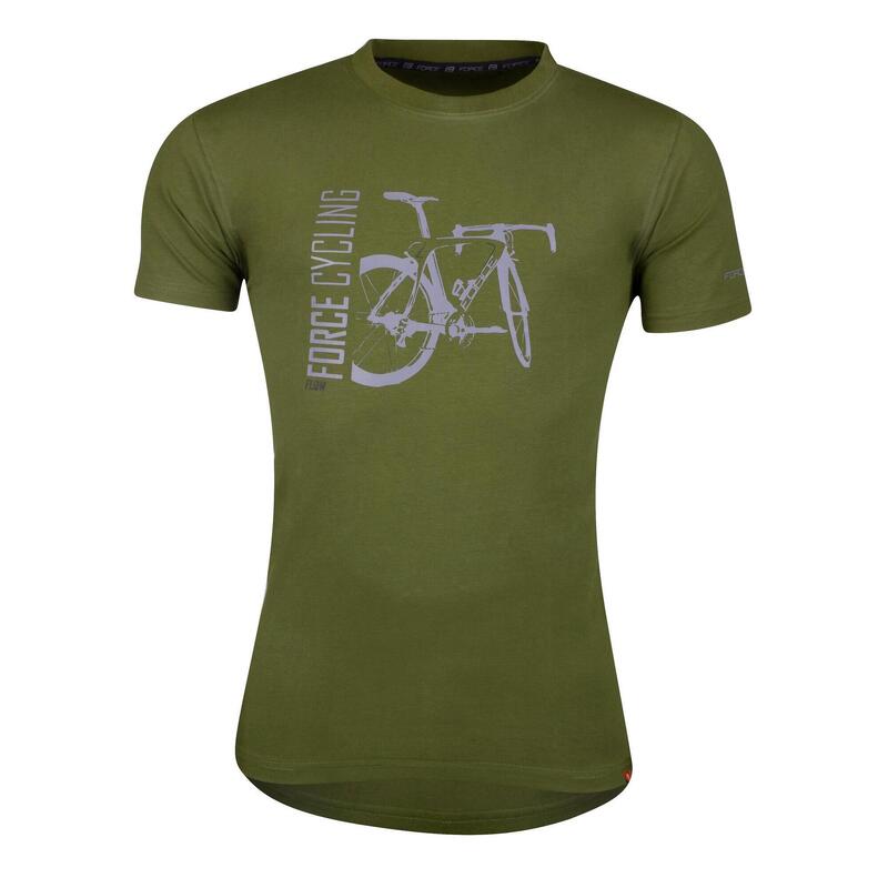 Tricou Force Flow, maneci scurte, verde, S