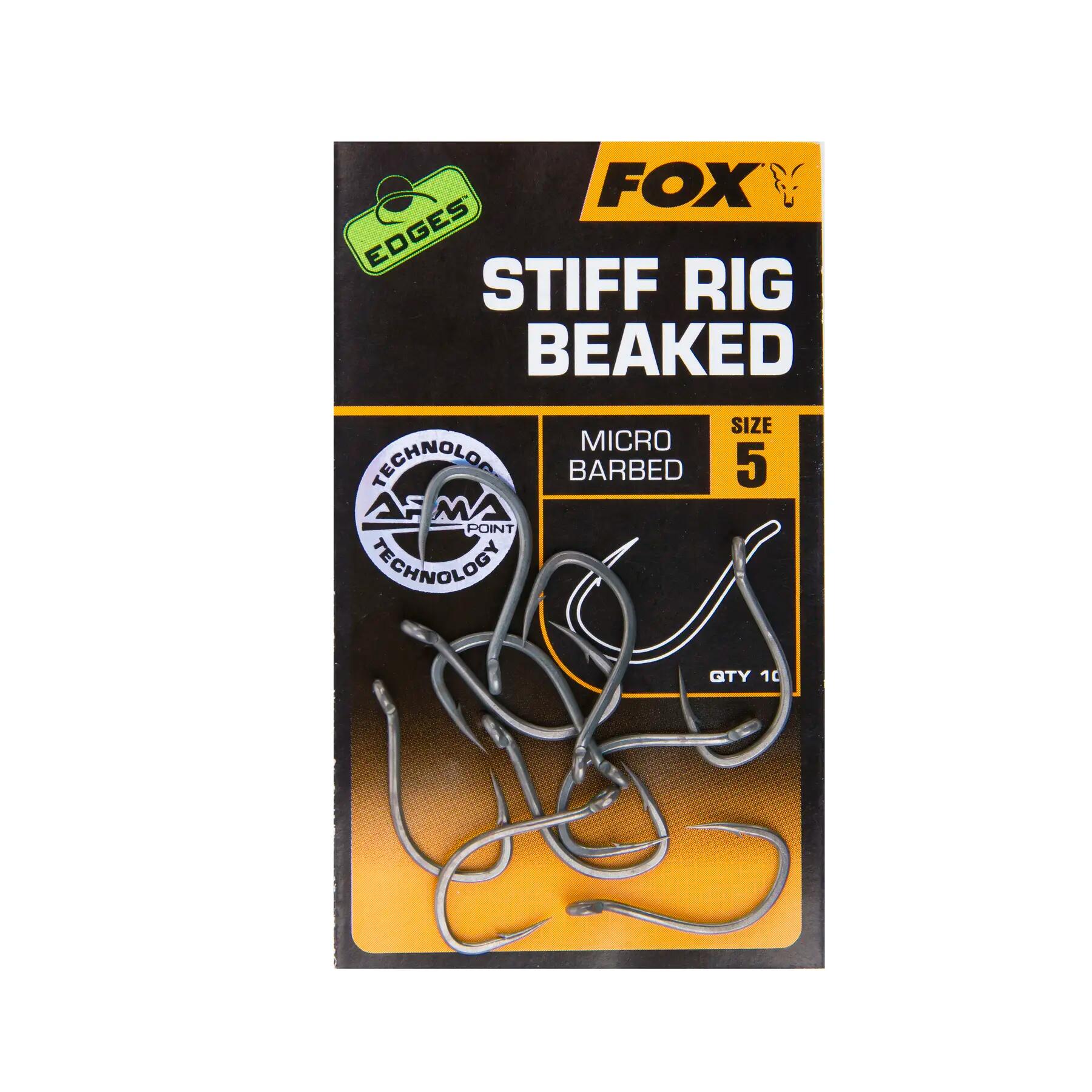 Hameçon Fox Stiff Rig Beaked Edges taille 4 3/3