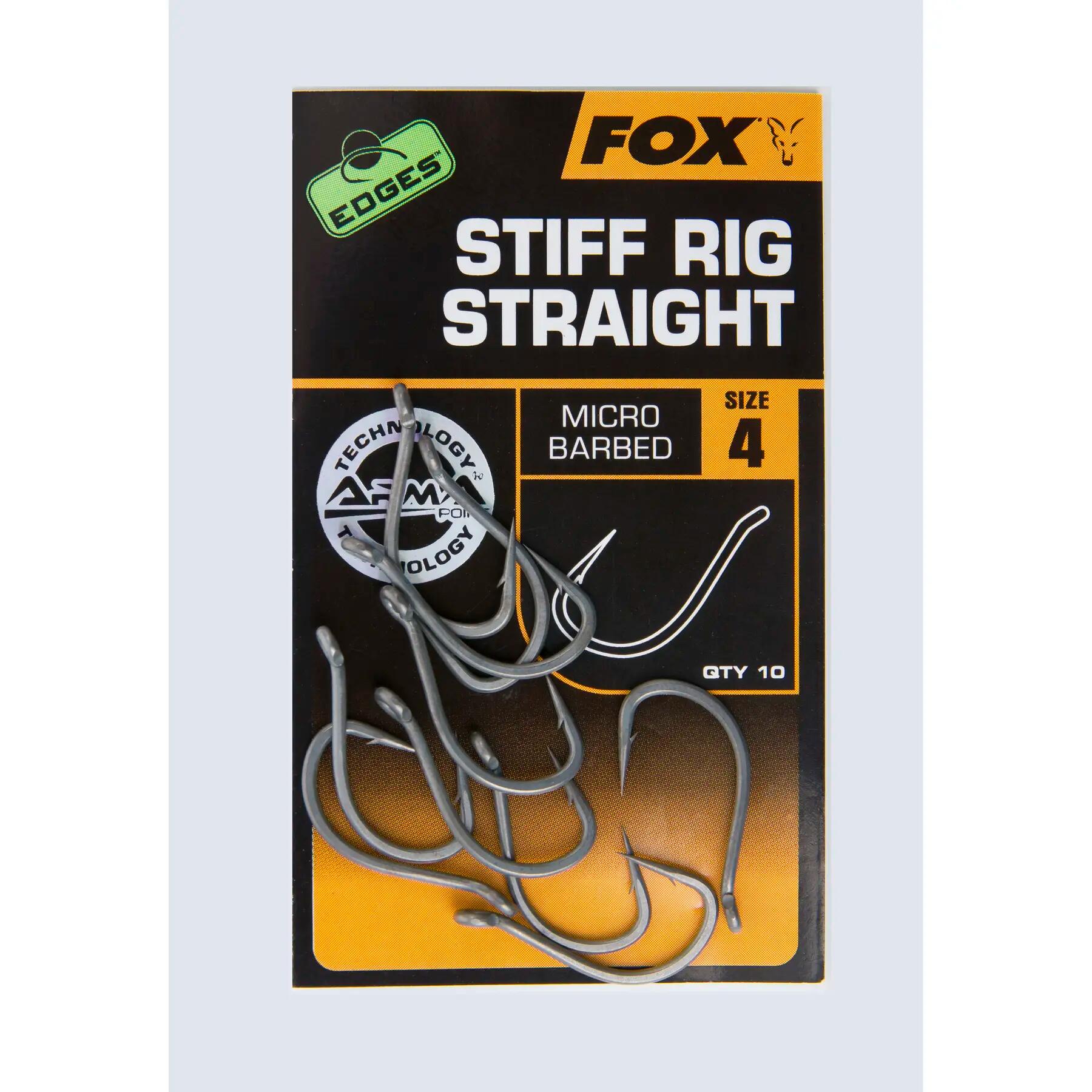 Haken Fox Stiff Rig Straight Edges taille 4 4/4