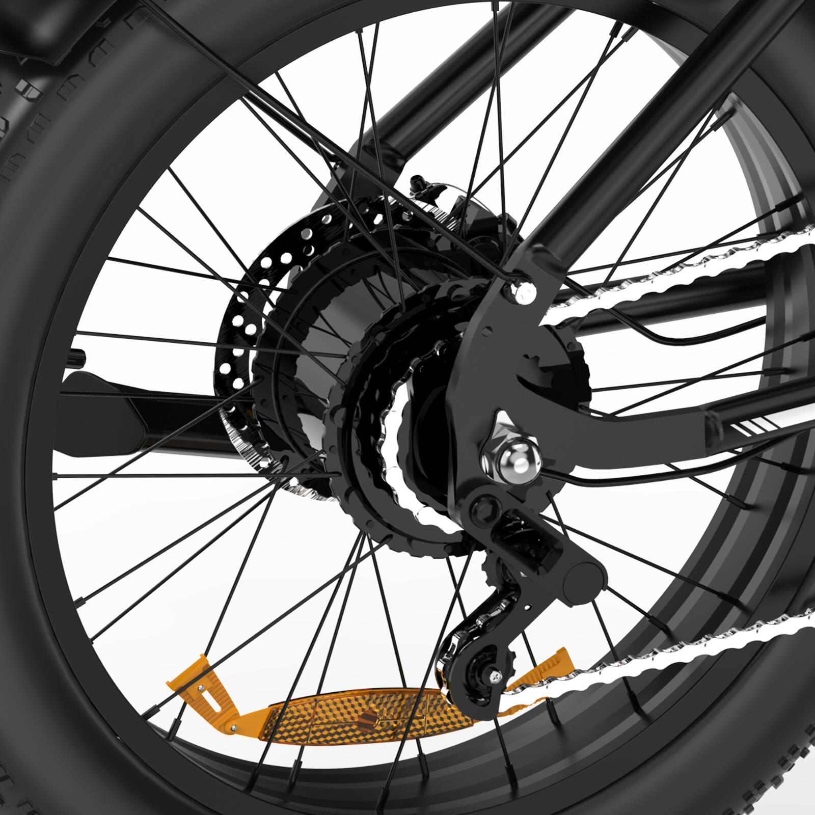 Vélo électrique Fat Bike 20" x 4.0 batterie amovible 36V 12Ah 5/6