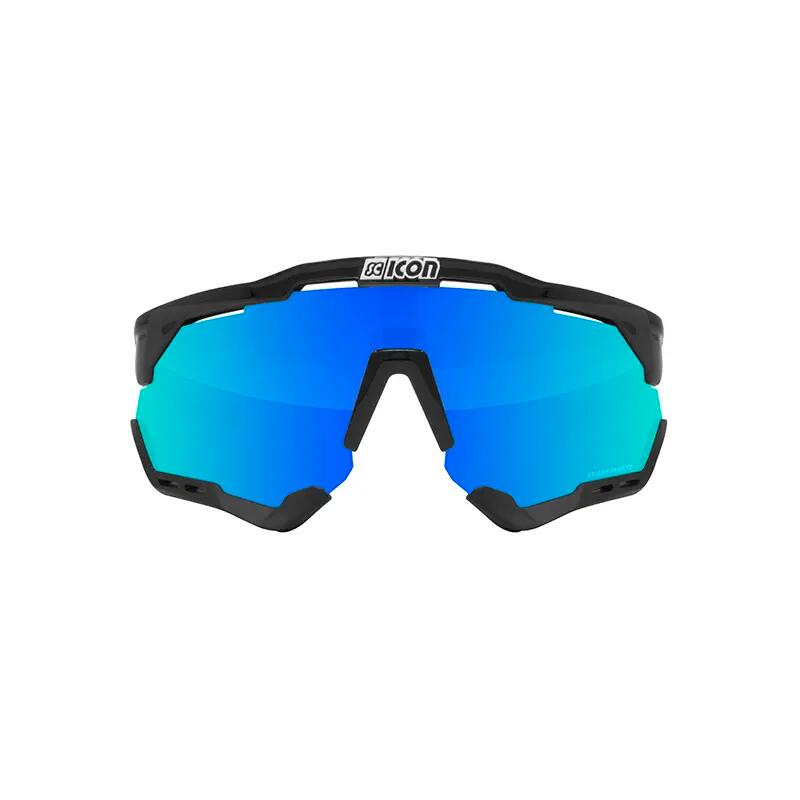 Okulary przeciwsłoneczne Scicon aeroshade xl scnpp verre multi-reflet bleues
