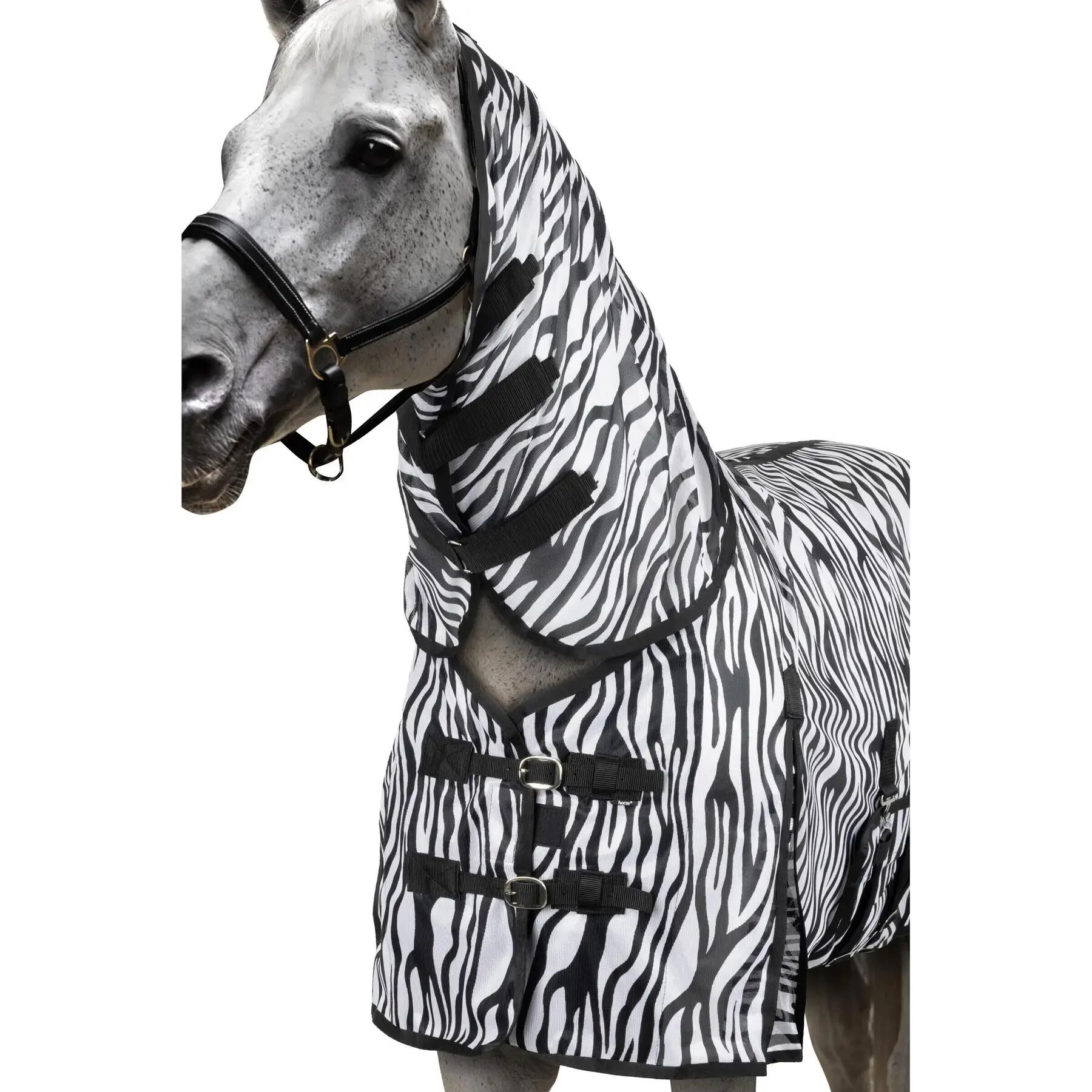 Cobre-cheno para cavalo com aba na barriga Horze Defender 2/6