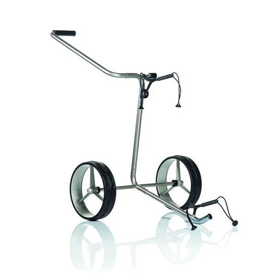Chariot manuel de golf 2 roues JuCad Acier Inoxydable
