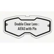 Dual clear screen performance with pin Kenny AF/AS