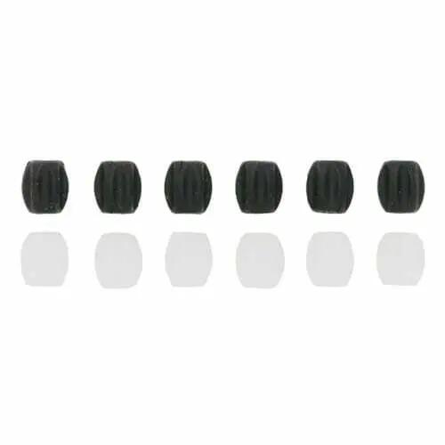 Porady Jagwire Mini Tube Tops-Clear 6pcs 2/3