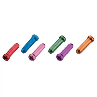 Tips jagwire 500pcs-rouge/bleu/rose/violet/orange/vert