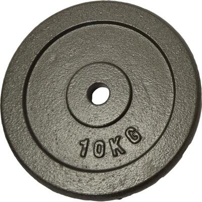 Gietijzeren schijf gewicht 10 kg sporti