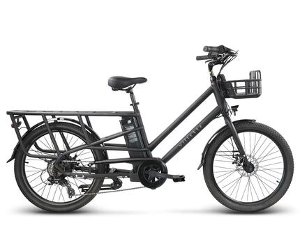 Villette le Prolongé longtail transportfiets zwart