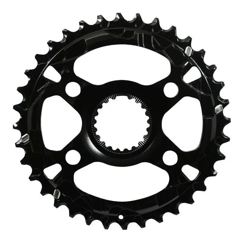 Plateau disque de vélo double Shimano VTT XT M8100 12V. 2/5