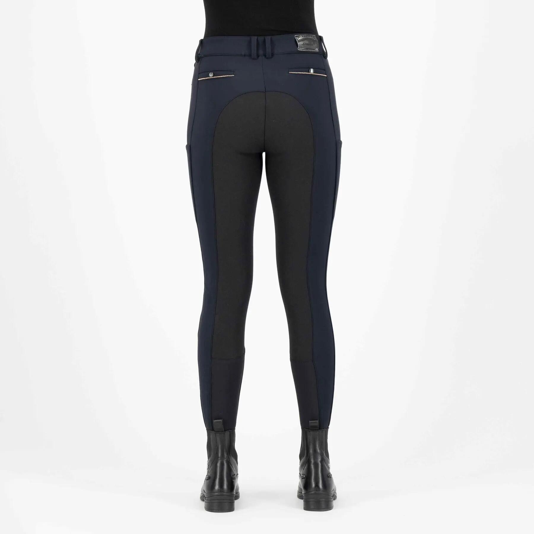 Pantaloni da equitazione full grip da donna Euro-Star Arielle Connect 3/7