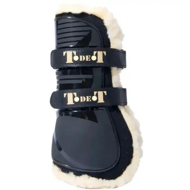 Sheepskin tendon horse gaiters T de T
