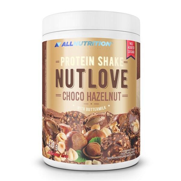 Eiwitsupplement NUTLOVE PROTEIN SHAKE CHOCOLATE HAZELNUT 630g