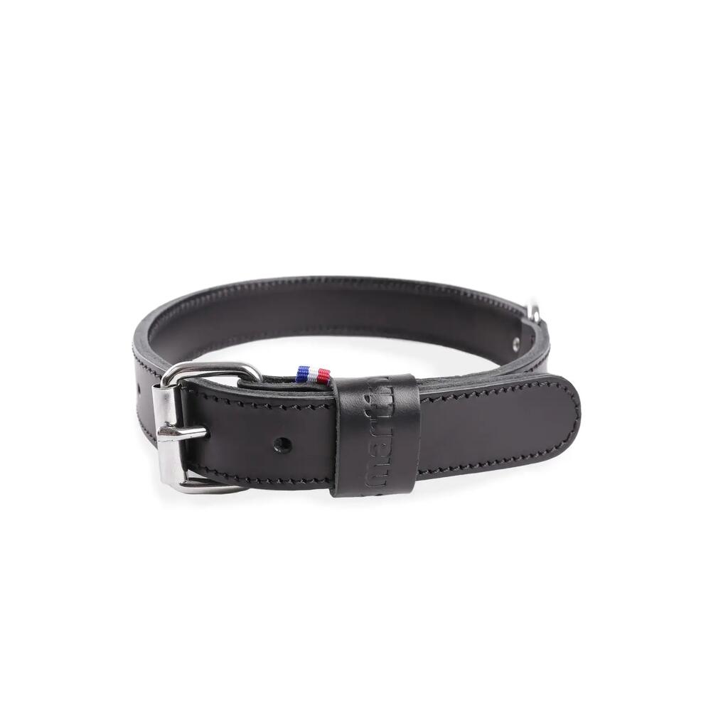 Double-thickness cowhide collar for dogs Martin Sellier 20/45