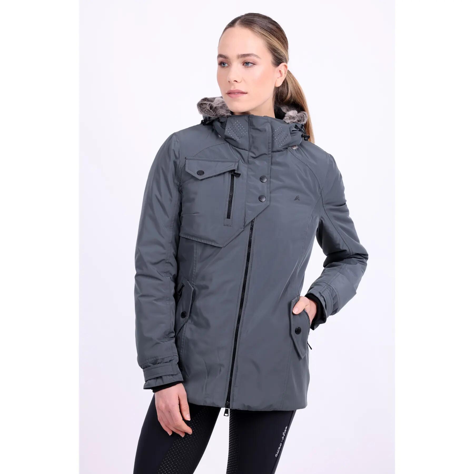 Giacca impermeabile con cappuccio da donna Euro-Star Lajana 2/7