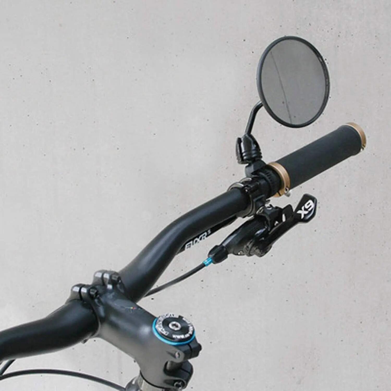 Busch & Müller Fahrradspiegel Cycle Star Ø80mm mit kurzer, gebogener Stange 5/6