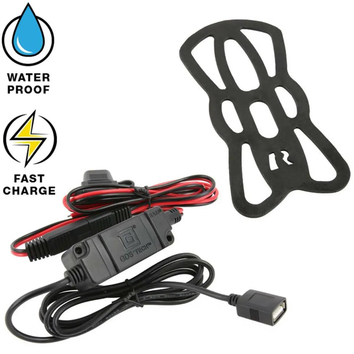 Draadloze en waterdichte ram tough-charge smartphone houder 2/6