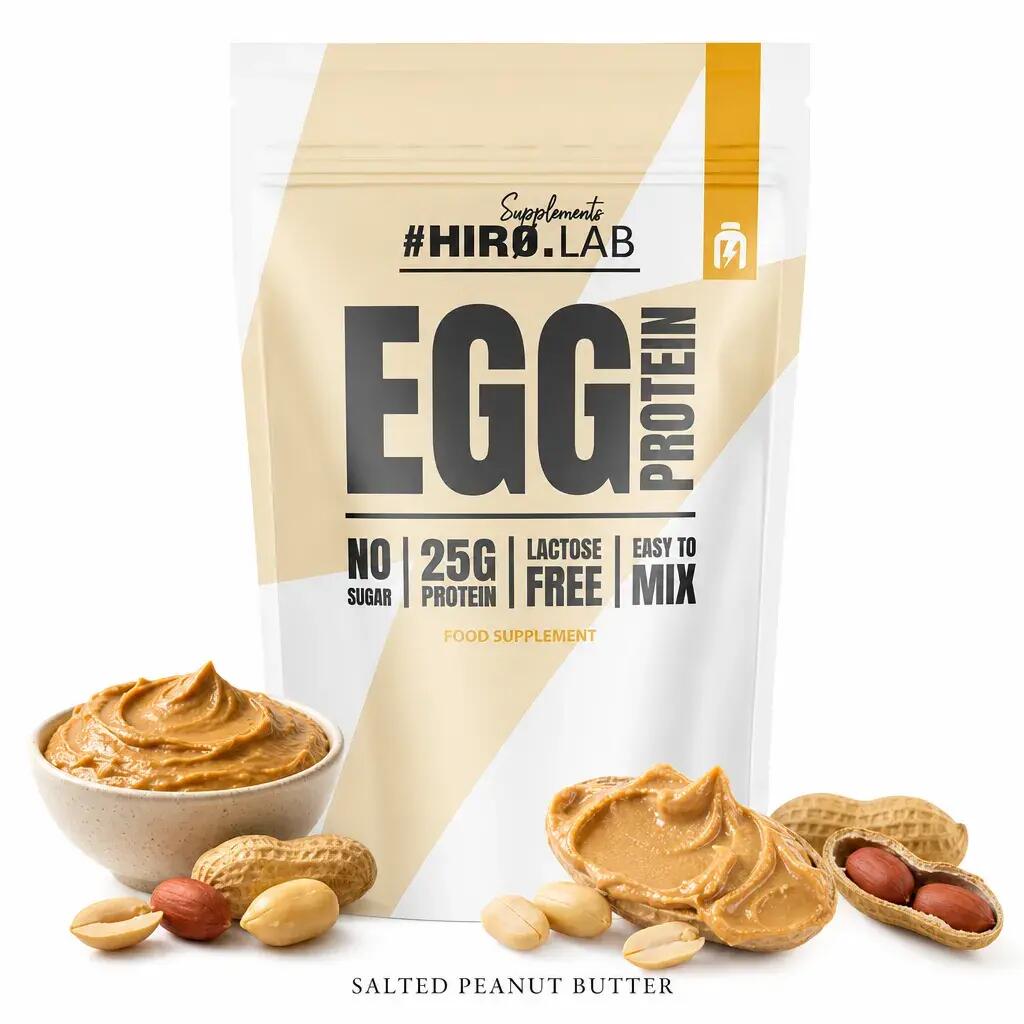 Hiro Lab Egg Protein 750g Salted Peanut Butter