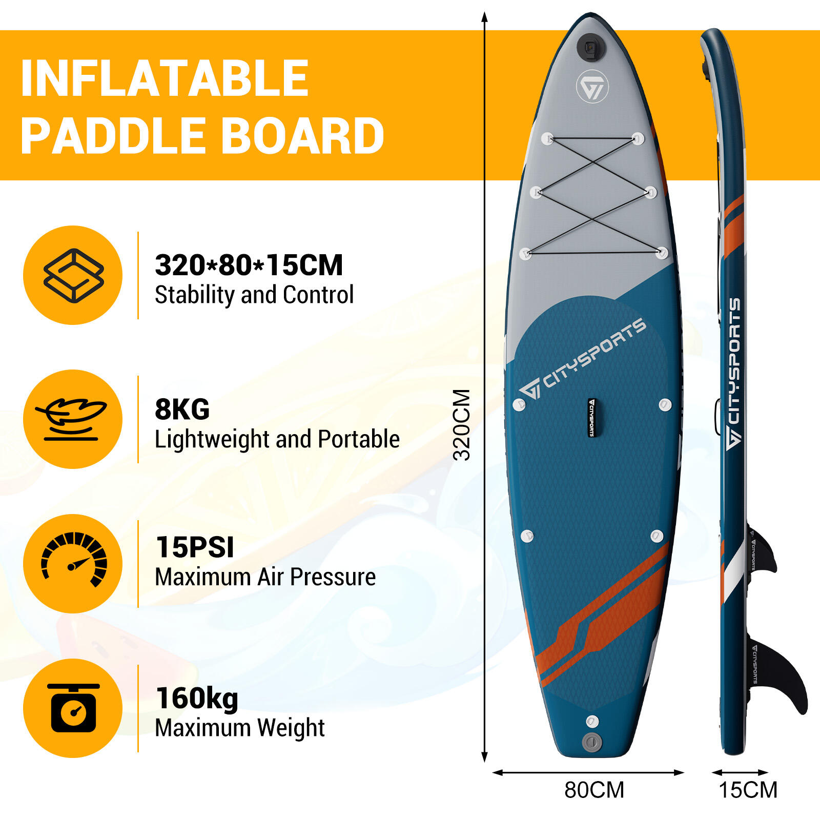 Planche SUP Board, Ensemble de planche à pagaie gonflable. 3/6