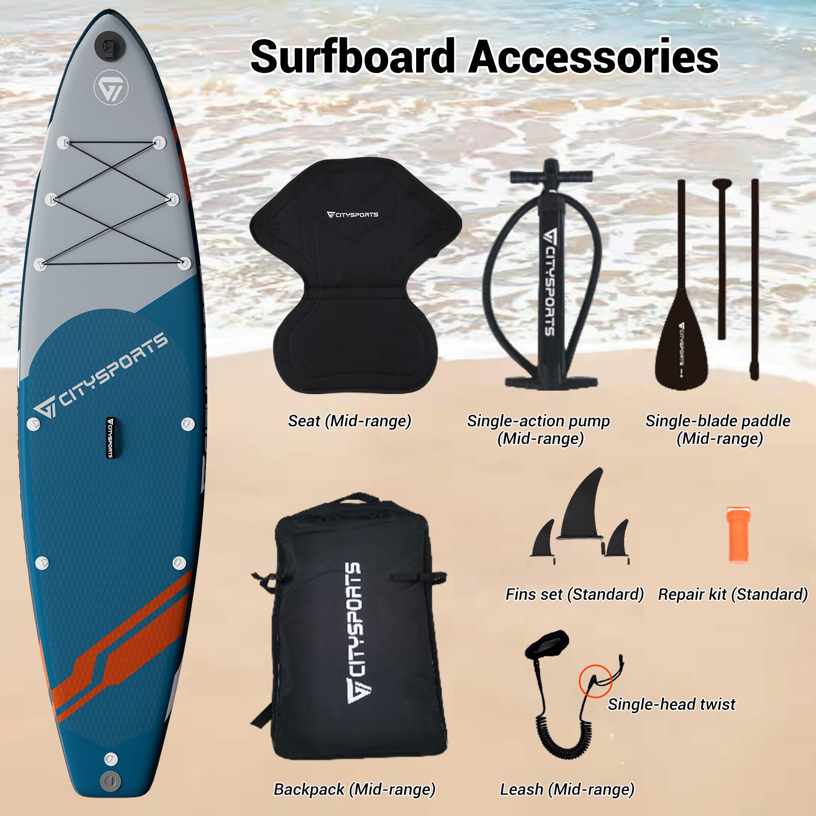 Planche SUP Board, Ensemble de planche à pagaie gonflable. 2/6