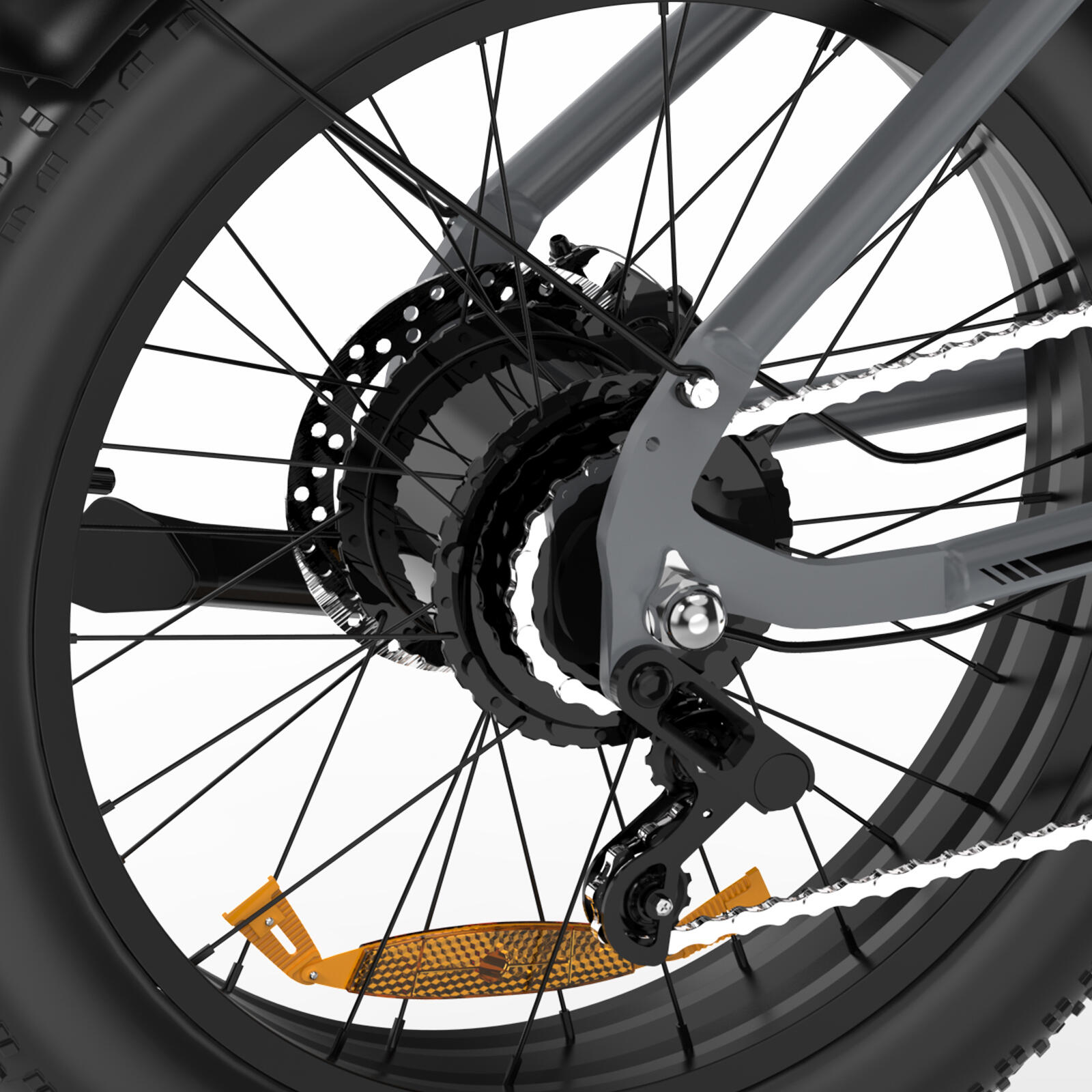 Vélo électrique Fat Bike 20" x 4.0 batterie amovible 36V 12Ah 5/6