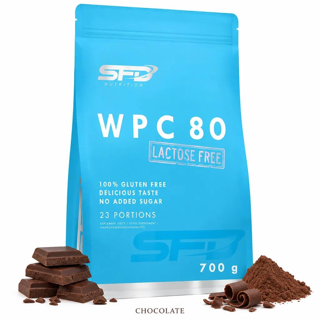 Odżywka białkowa bez laktozy WPC 80 LACTOSE FREE 700g Czekolada 2/2