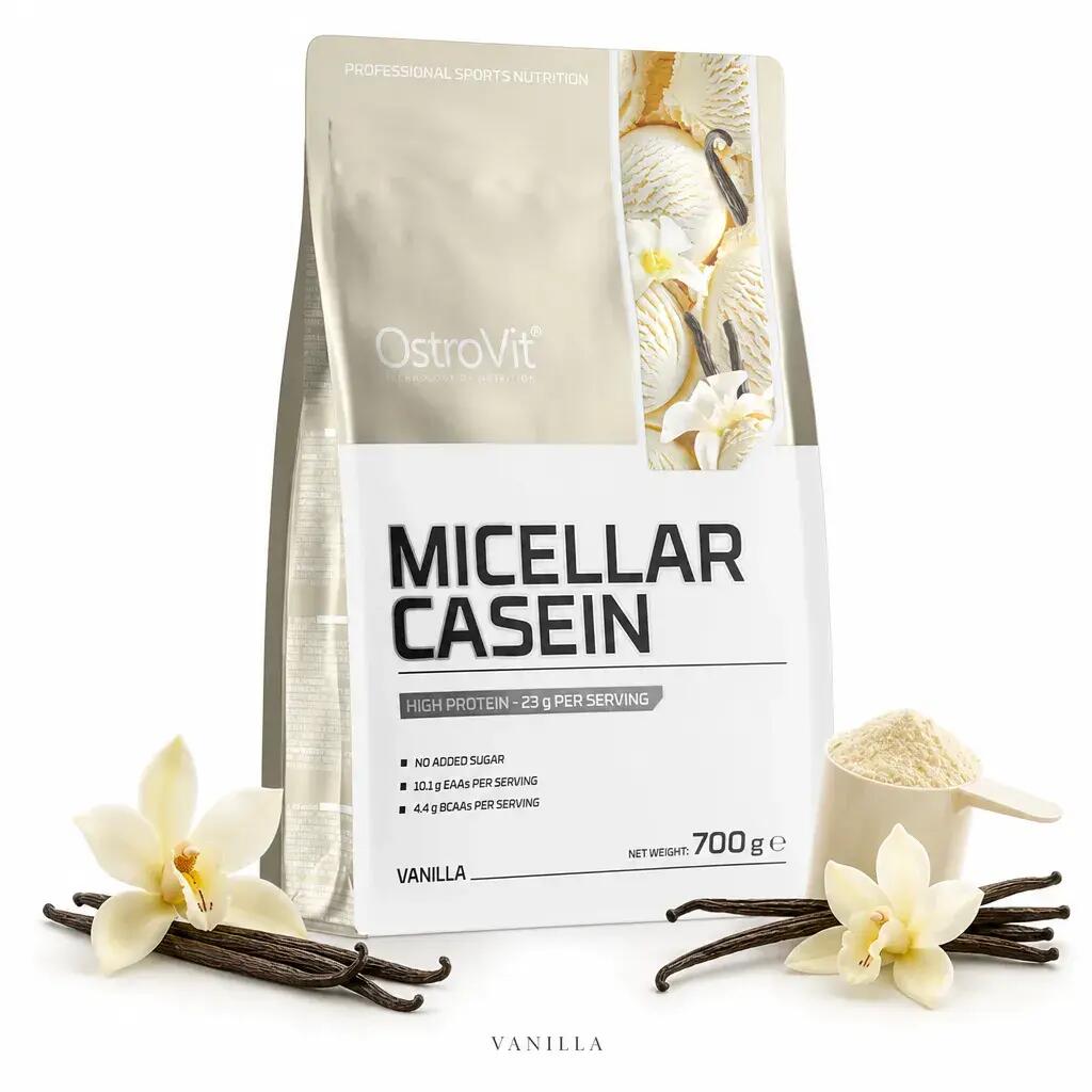 OstroVit Micellar Casein 700g Vanilla 1/2