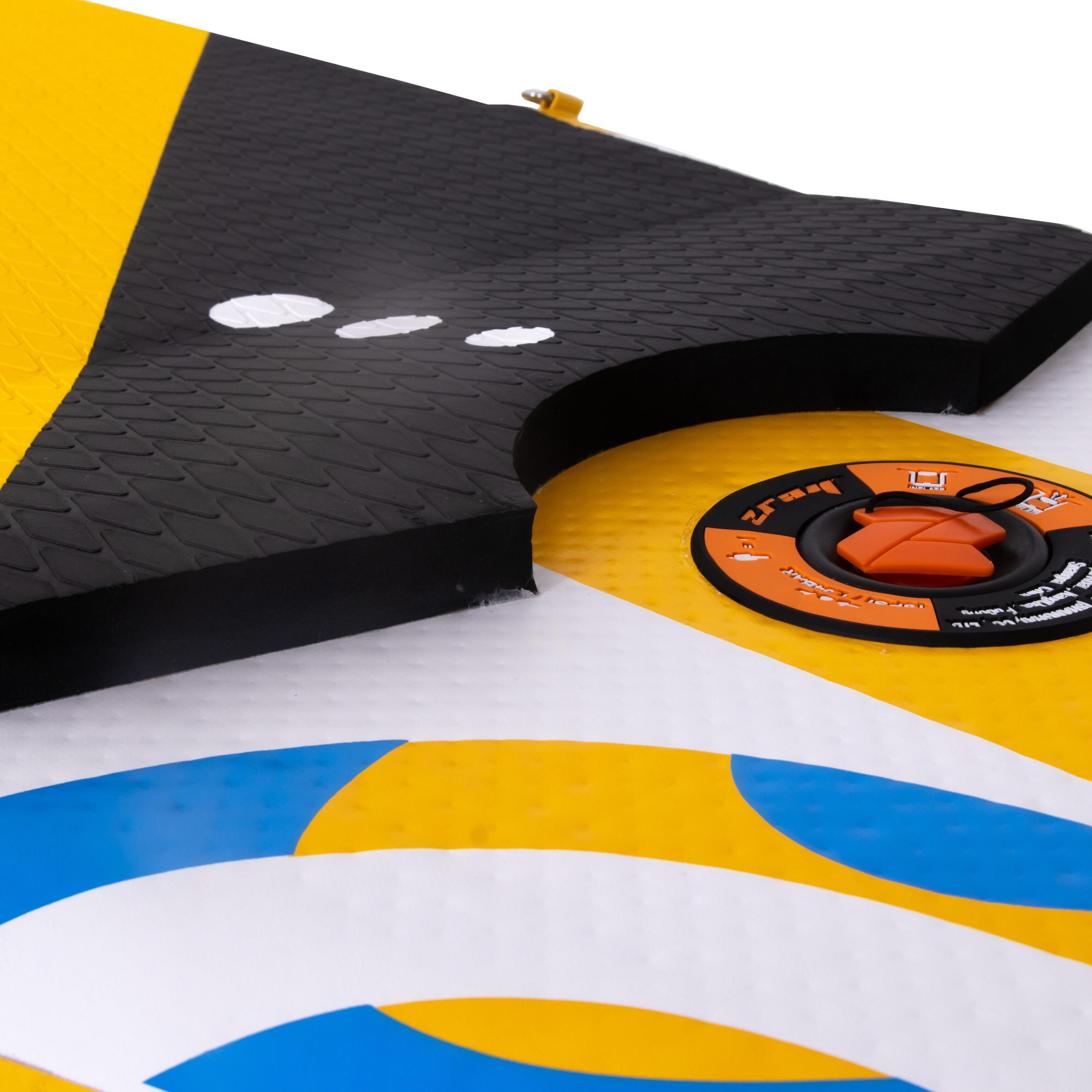 E11 SUP gelb 335x81x13cm Stand Up Paddle Board aufblasbar Komplettset + Zubehör 11/13