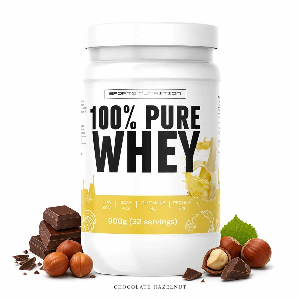 Sports Nutrition 100% Pure Whey 900g chocolate hazelnut