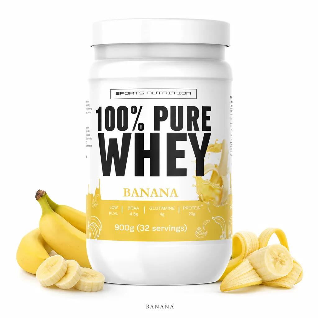 Sports Nutrition 100% Pure Whey 900g Banana