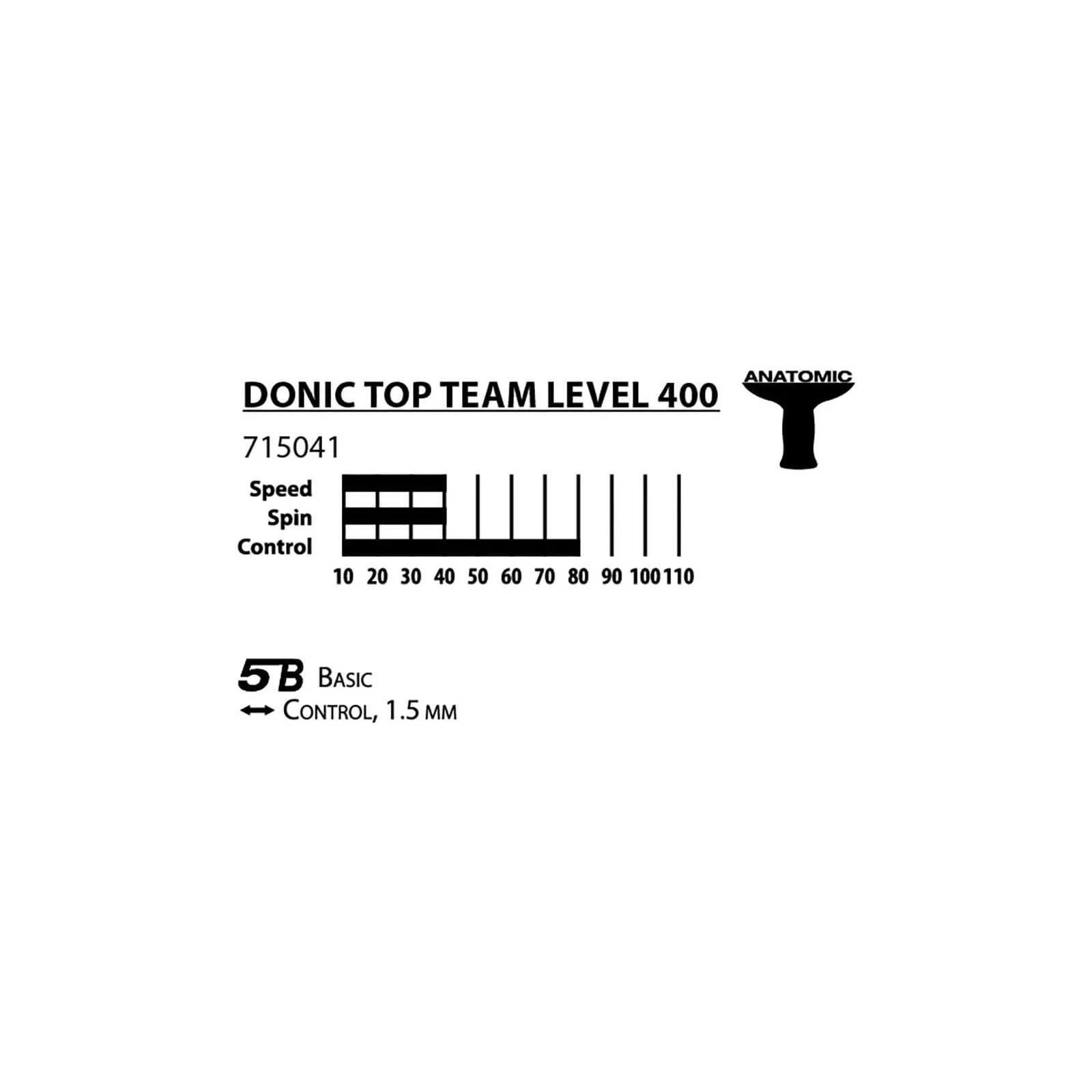 Rakietka do tenisa stołowego Donic Top Team 400 2/2