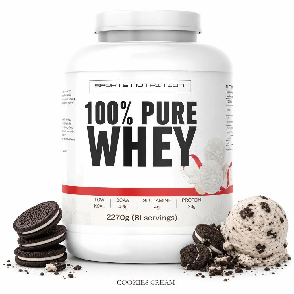 Sports Nutrition 100% Pure Whey 2270g cookies cream