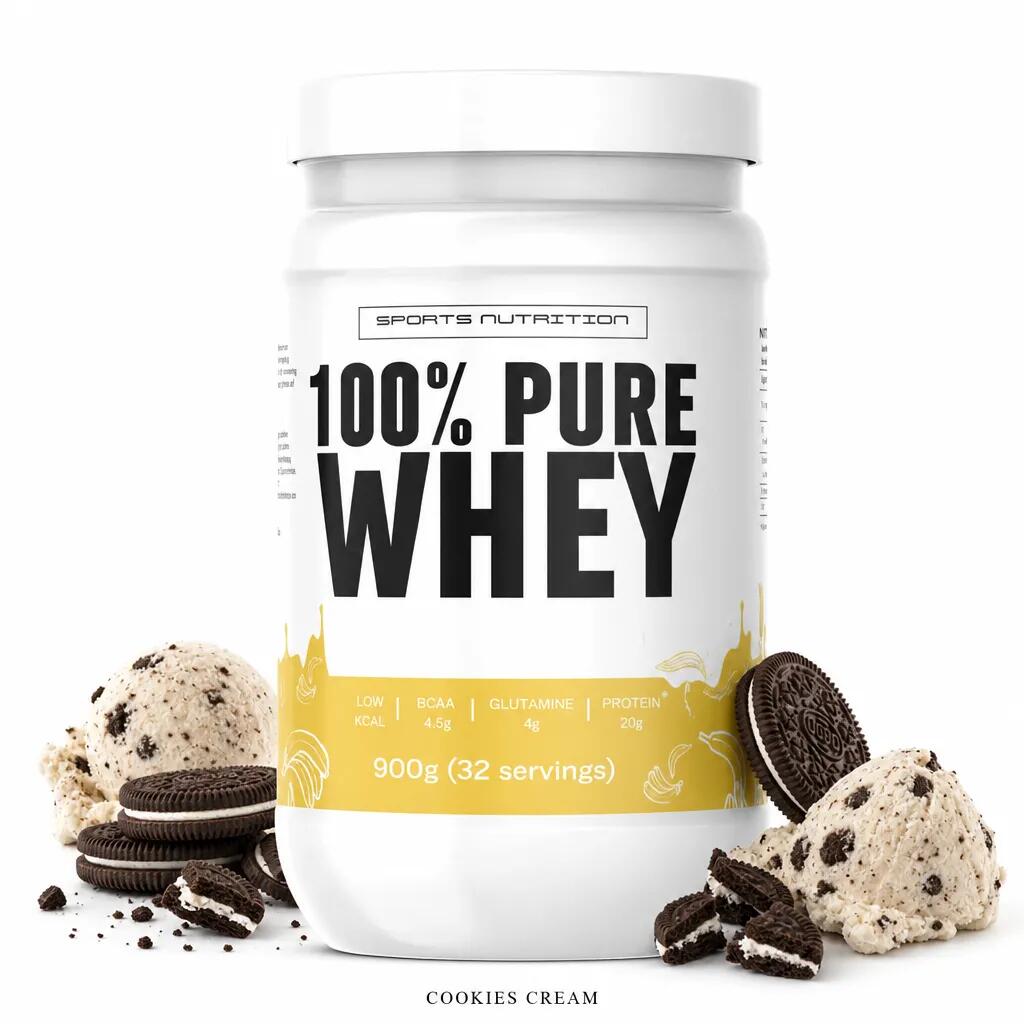 Sports Nutrition 100% Pure Whey 900g Cookies & Cream
