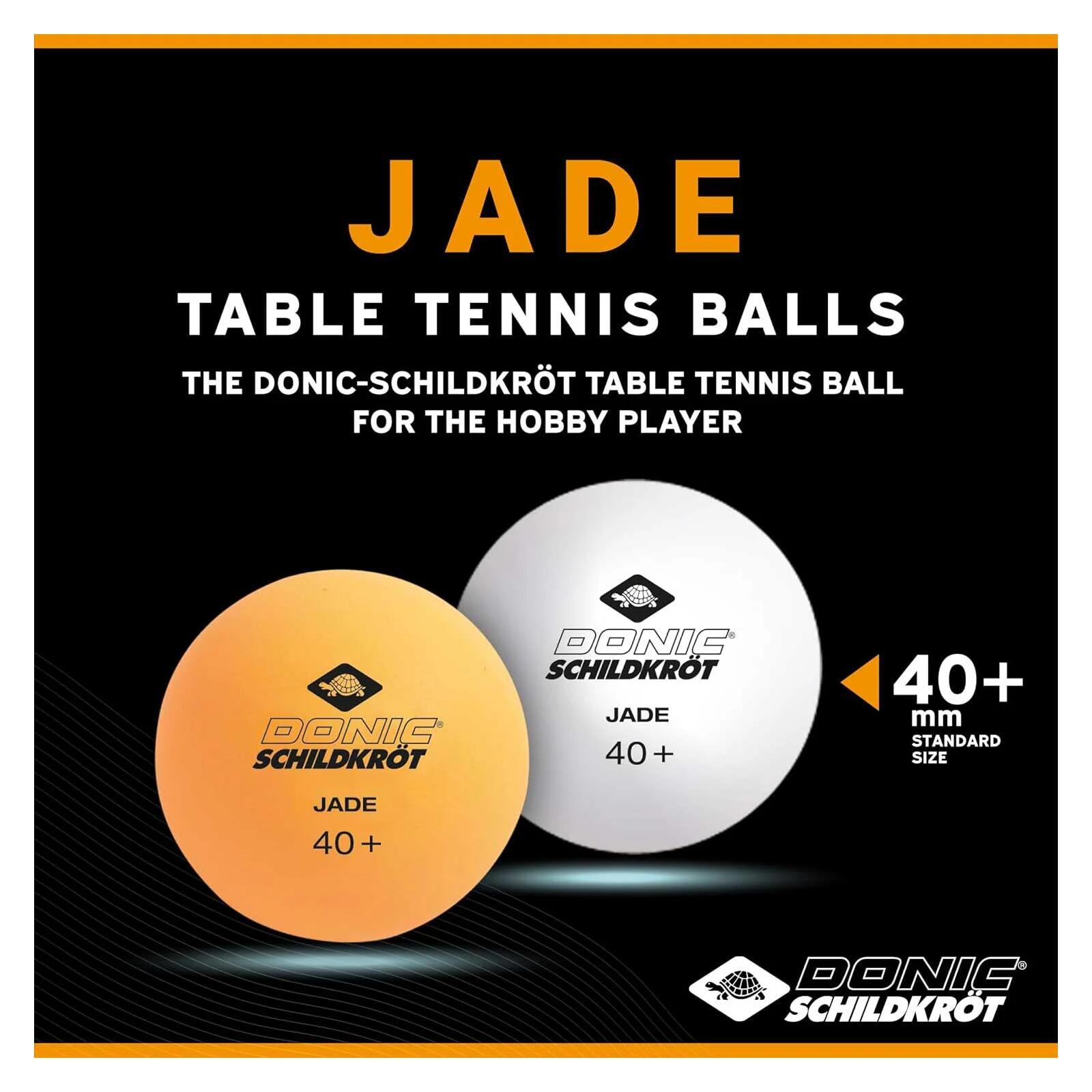 Pallina da ping-pong Donic Jade bianca 3/4