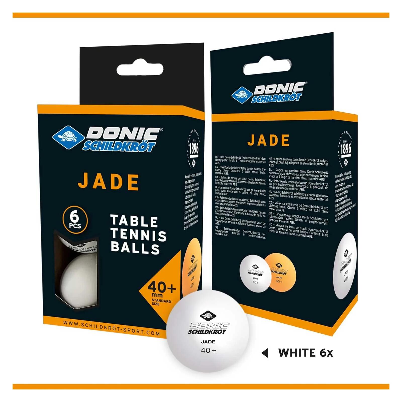 Pallina da ping-pong Donic Jade bianca 2/4